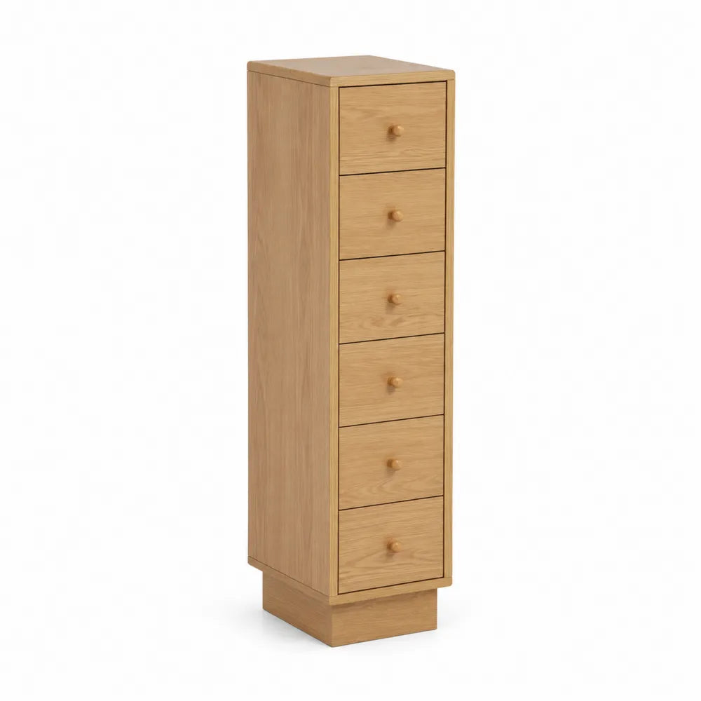 Kommode aus Holz mit 6 Schubladen, H?he 120cm